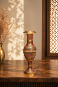 Grand Guldasta Brass Vase
