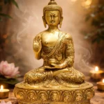 Grand Shanti Brass Buddha