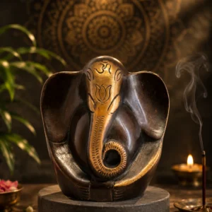 Mini Vighnaharta Brass Ganesh