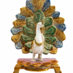 Grand Mayura Brass Peacock Diya