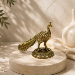 Brass Peacock Figurine
