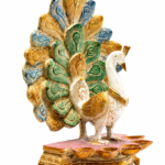 Grand Mayura Brass Peacock Diya