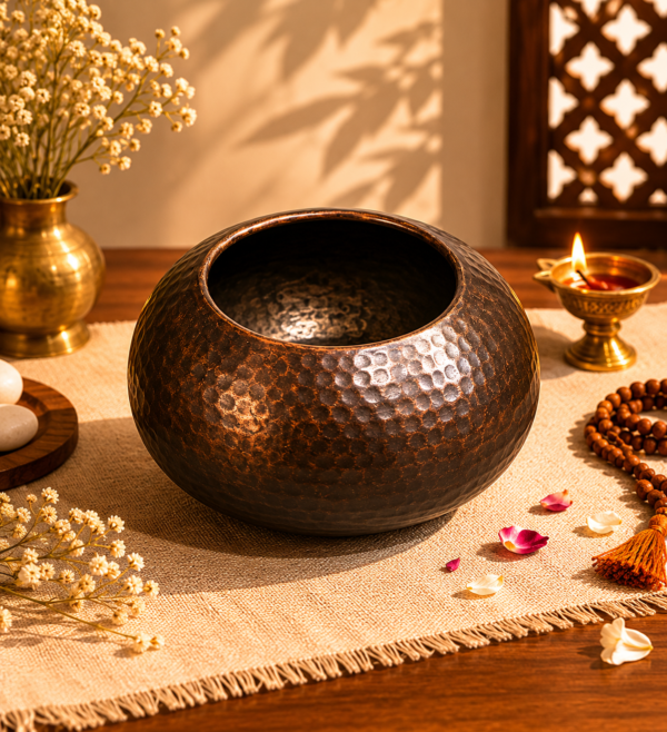 Classic Bagh Brass Planter