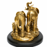 Classic Bandhan Metal Elephant Family