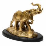 Classic Bandhan Metal Elephant Family