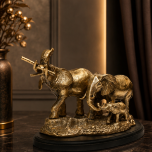 Classic Bandhan Metal Elephant Family