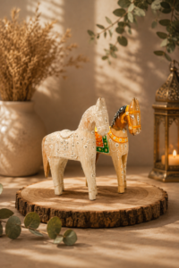 Classic Chetak Wooden Horse