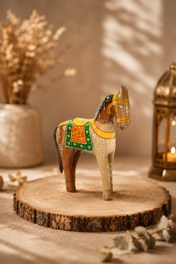 Classic Chetak Wooden Horse
