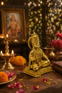 Classic Dhairya Brass Hanuman