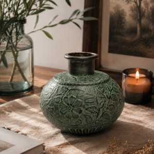 Classic Dhara Brass Planter