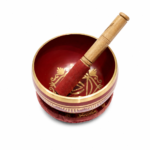 Classic Dhwani Brass Bowl Red