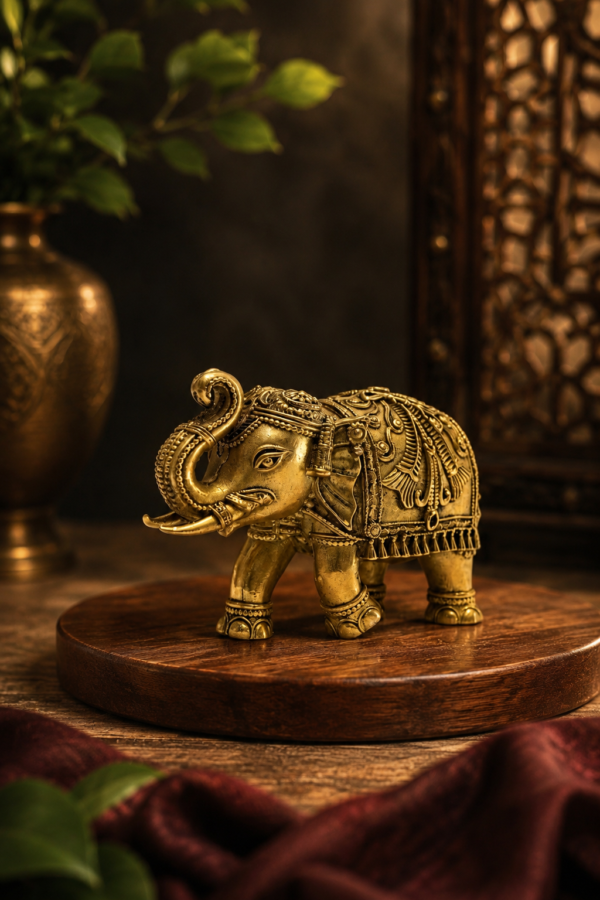 Classic Gajraj Brass Elephant