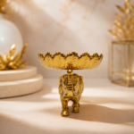 Classic Gajraj Metal Elephant Bowl