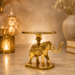 Classic Gajraj Metal Elephant Stand