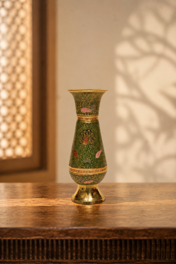 Classic Guldasta Brass Vase