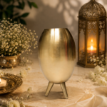 Classic Guldasta Metal Vase 10in
