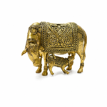Mini Mamta Brass Cow