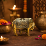 Mini Mamta Brass Cow