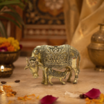 Mini Mamta Brass Cow