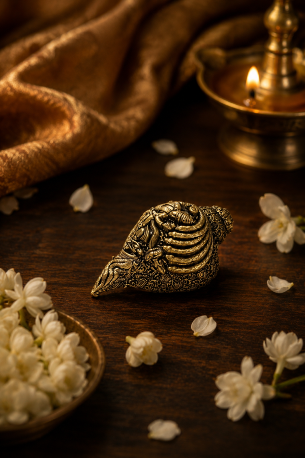 Classic Pavitra Brass Shankh