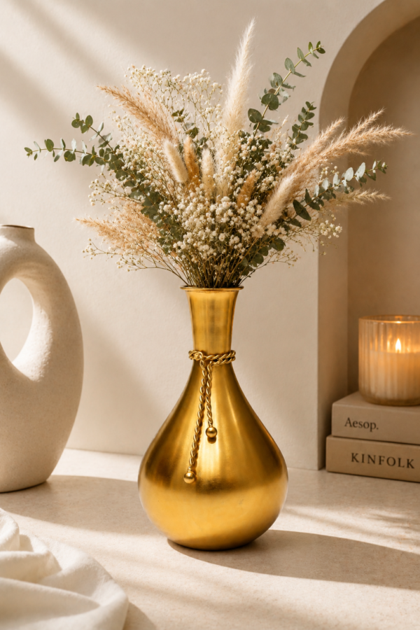 Classic Pushp Metal Vase