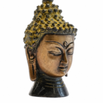 Classic Shanti Brass Buddha Head