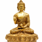 Grand Shanti Brass Buddha