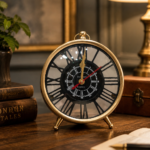 Classic Tandav Metal Clock