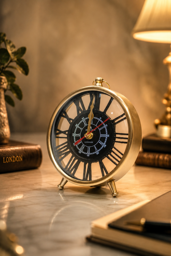 Classic Tandav Metal Clock