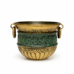 Classic Upvan Brass Planter