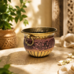Classic Utsav Brass Planter