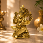 Classic Vighnaharta Brass Ganesh