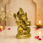 Classic Vinayaka Brass Ganesh