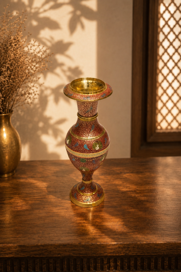 Grand Guldasta Brass Vase