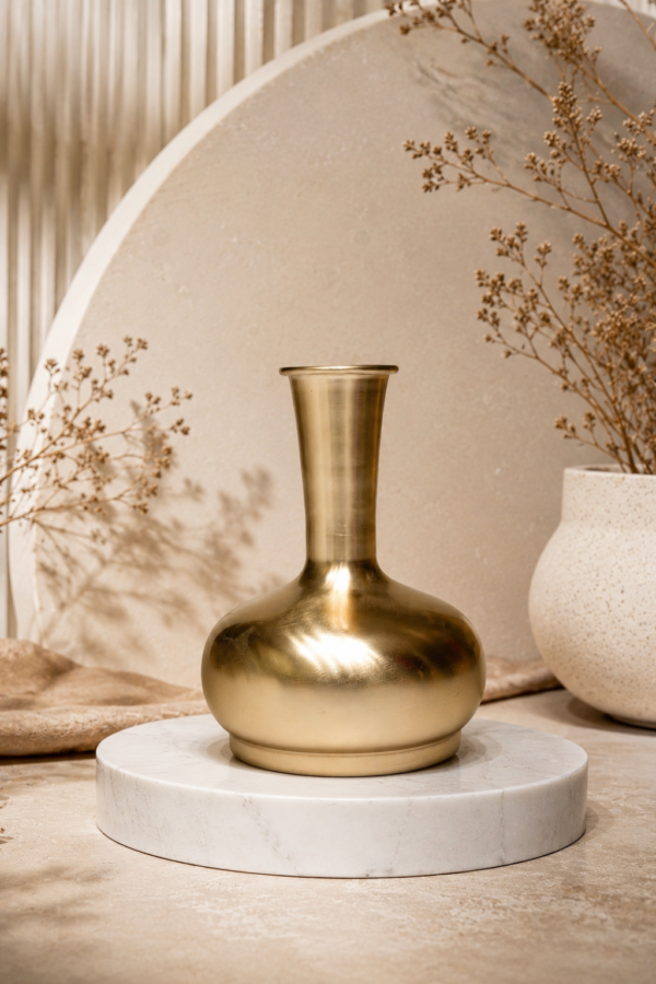 Grand Guldasta Metal Vase