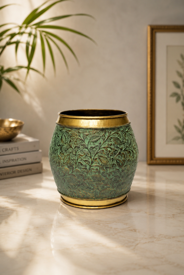 Grand Harit Brass Planter