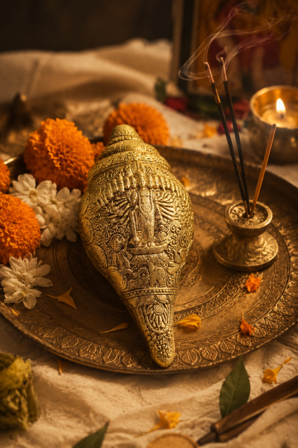 Grand Pavitra Brass Shankh
