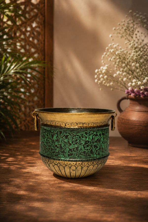 Grand Prakriti Brass Planter II