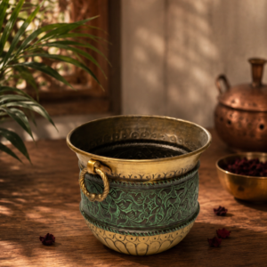 Grand Prakriti Brass Planter