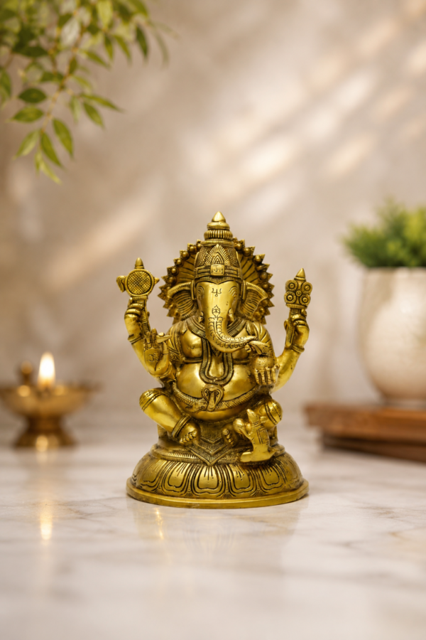 Grand Siddhi Brass Ganesh
