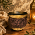 Grand Utsav Brass Planter