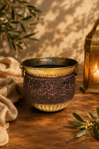 Grand Utsav Brass Planter