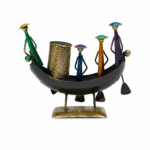 Metal Boat Pen Stand