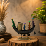 Metal Boat Pen Stand