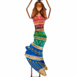 Metal Lady Table Decor