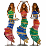 Metal Lady Table Decor