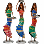 Metal Lady Table Decor