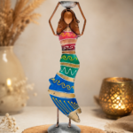 Metal Lady Table Decor