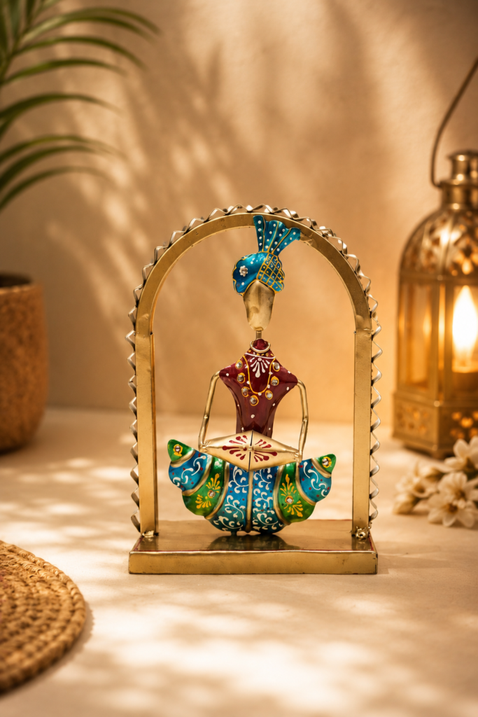 Metal Musician Table Decor