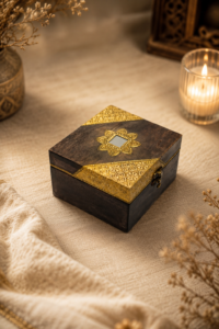 Mini Chintan Wooden Box